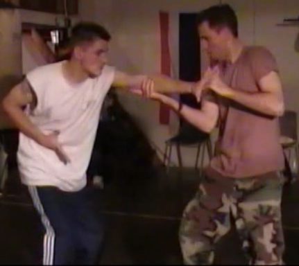 Kang Nick training Silat with Guro Ray Cole in 2005 Kang Nick training Silat with Guro Ray Cole in 2005